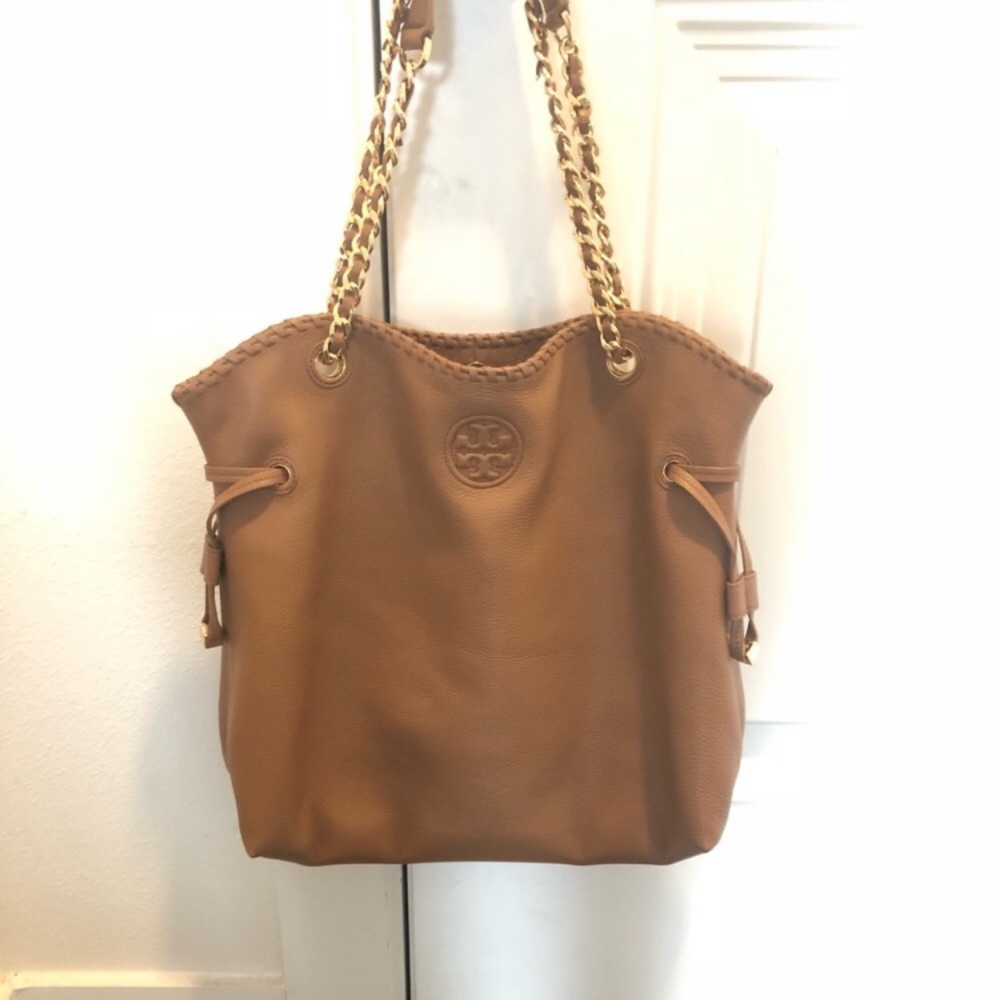 Authenic Tory Burch Marion slouchy Tote
